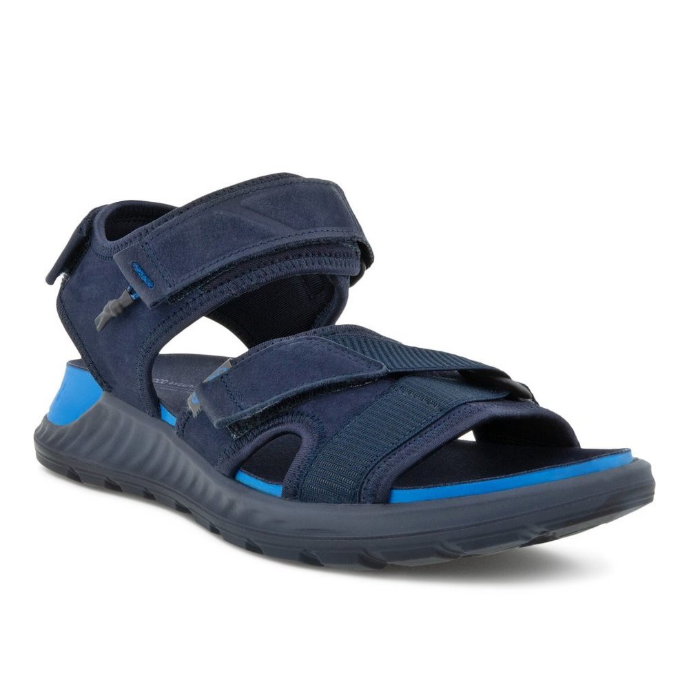 ECCO Men's Exowrap 3-Strap Buckle Sport Sandal
